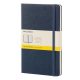 Notesz MOLESKINE QP061B20 "L" A/5 kockás kemény fedeles zafírkék