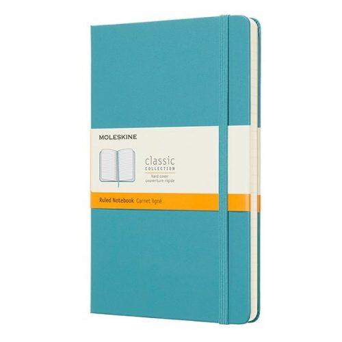 Notesz MOLESKINE QP060B35 "L" A/5 vonalas kemény fedeles hamukék