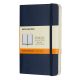 Notesz MOLESKINE QP611B20 "P" vonalas puha fedeles zafirkék