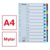 Regiszter ESSELTE Mylar A/4 karton Jan-Dec