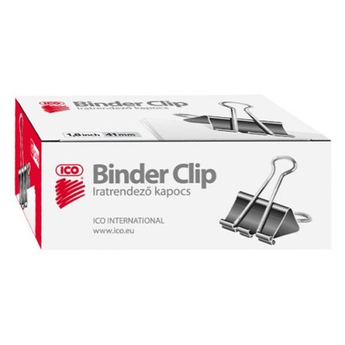 ICO Binder csipesz 41mm 12db/doboz