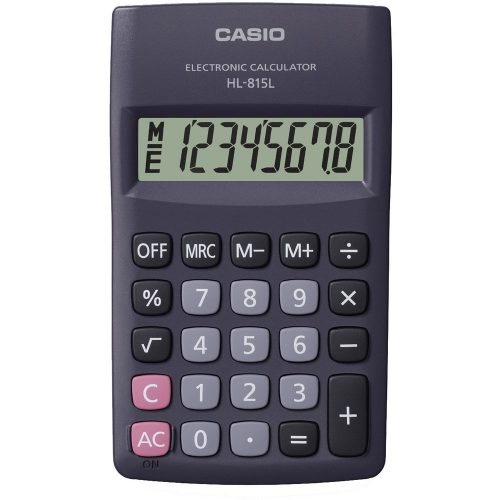 Számológép zseb CASIO HL-815L BK 8 digit