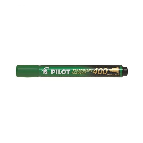 Alkoholos marker PILOT 400 vágott zöld