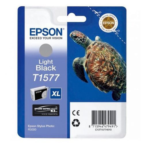 Festékpatron EPSON T1577 világos fekete 26ml