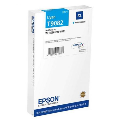 Festékpatron EPSON T9082 kék 4K