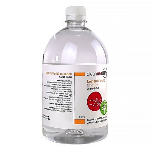 CLEANME_LIFE Kézfertőtlenítő folyadék utántöltő CLEANME.LIFE mangó 1000 ml