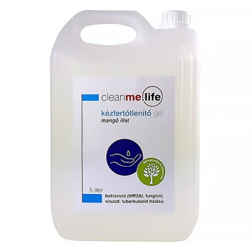 CLEANME_LIFE Kézfertőtlenítő gél utántöltő CLEANME.LIFE mangó 5000 ml