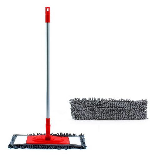 - Felmosó pótfej LUX MOP + nyél 46,5 cm zsebes mikroszálas