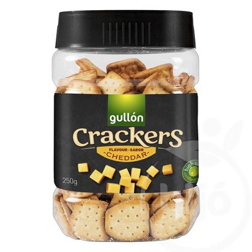 Keksz GULLON Crackers cheddar sajtos 250g