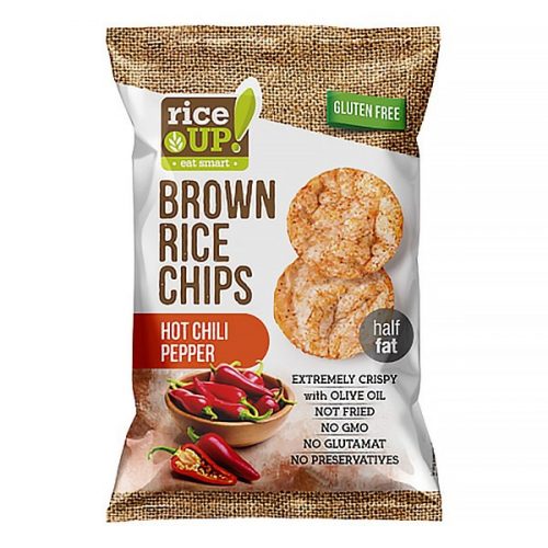 Rizschips RICE UP csípős chilis 60g