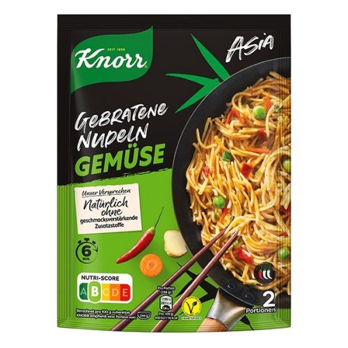 Instant KNORR Spaghetteria Ázsiai pirított tészta pikáns-zöldséges ízesítéssel 125g