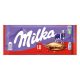 Csokoládé MILKA Alpesi tejcsokoládés-Kekszes 87g