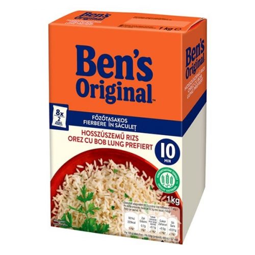 Főzőtasakos rizs UNCLE BENS hosszúszemű 2x125g