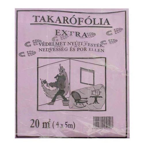 - Takarófólia extra 4x5 m 20nm