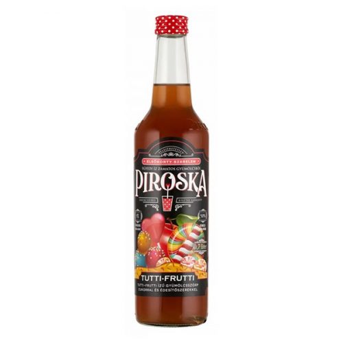 Szörp PIROSKA tutti-frutti 0,7L