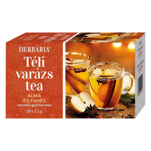 Gyümölcstea HERBÁRIA Téli Varázs Alma-Fahéj 20 filter/doboz