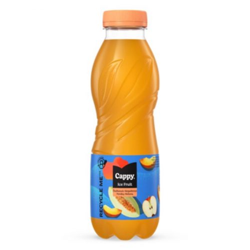 Üdítőital szénsavmentes CAPPY Ice Fruit Őszibarack-Sárgadinnye 12%-os 0,5L DRS