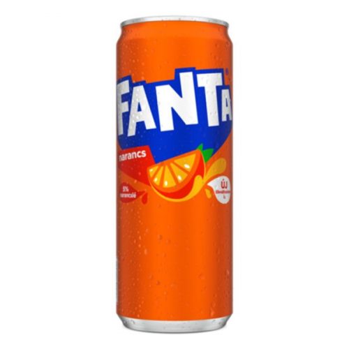 Üdítőital szénsavas FANTA Narancs dobozos 0,33L DRS