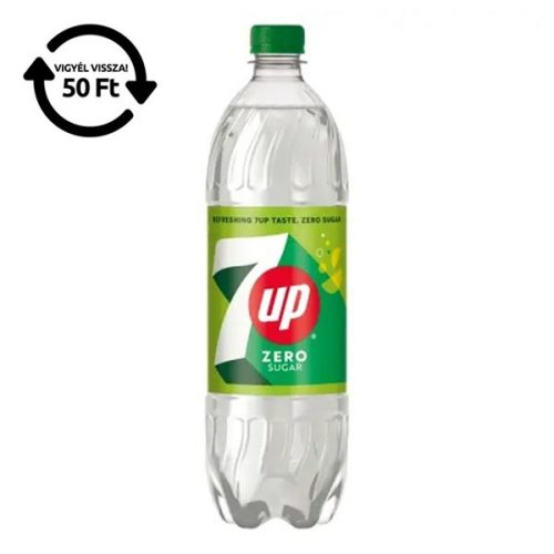 Üdítőital szénsavas 7UP Free 1L DRS