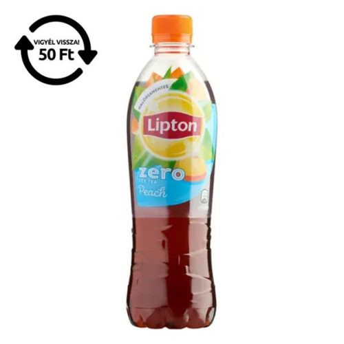 Üdítőital szénsavmentes LIPTON Ice Tea Barack Zero 0,5L DRS